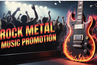 organic rock metal music promotion spotify playlist, spotify promotion