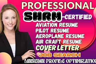 write professional aviation resume CV linkedin for pilots cabin crew aerospace