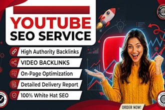 be youtube video SEO expert with manual backlinks service