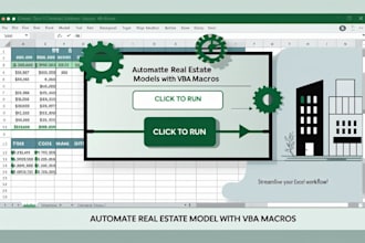 automate excel tasks and real estate models using vba macros