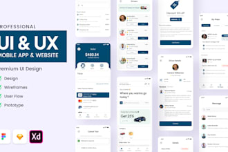 design modern and user friendly UI UX in figma for web and mobile app