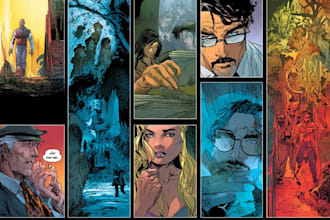 draw detailed nsfw comics, comic page comic book cover