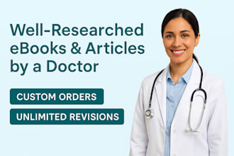 write psychology nutrition and fitnesss ebook article