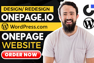 build wordpress landing page design onepage website wordpress onepage io website