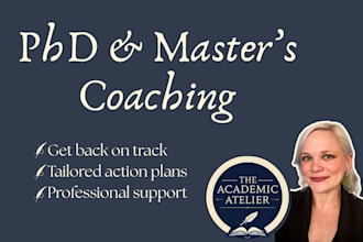 provide phd coaching and consultation