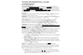 draft state specific US residential lease agreement