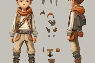create simple 2d game characters