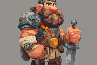create simple 2d game characters