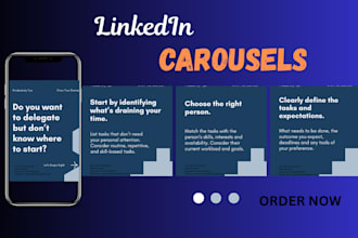 design linkedin banners and carousels on canva