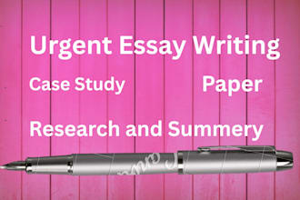 urgent, essay proposal ,research and summary write