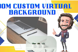 design fully customized zoom virtual background