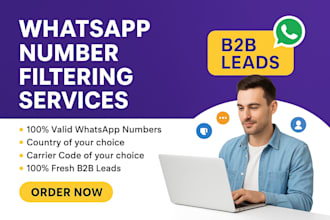premium whatsapp leads and valid number filtering service