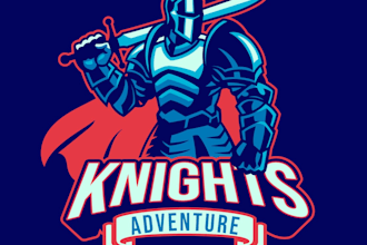 make an amazing knight logo design in one day