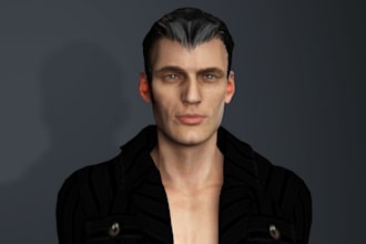 3d ultra realistic male metahuman, avatar, daz3d, virtual human, clean topology