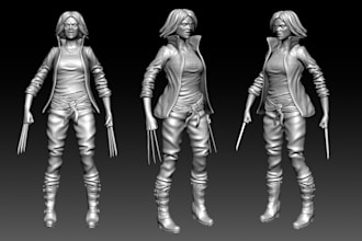 sculpting 3d model for 3d printing or any stl for rendering