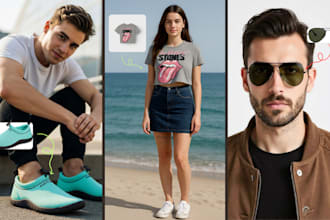 create ai model images with your fashion and product items