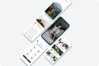 design a user friendly ios mobile app UX UI in figma