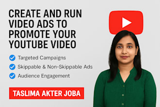 create and run video ads to promote your youtube video