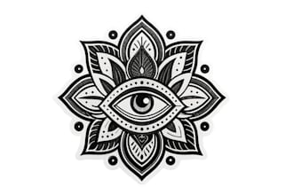 create a logo, mystical, spiritual, mandala, sacred geometry for you