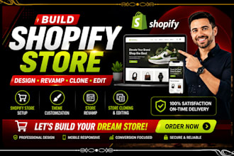 create cruixie shopify store design, revamp shopify website cloning edit expert