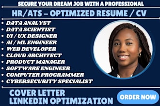write engineering, IT resume, AWS, data scientist, electrical, data analyst CV