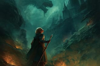 create great fantasy book cover design, ebook cover