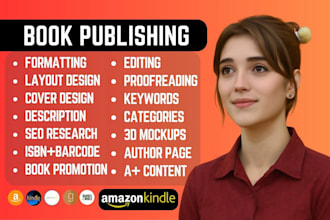 publish book on amazon kindle kdp, book formatting, amazon kdp book publishing
