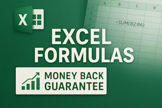 help you with excel formula support and guidance
