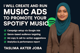 create and run music ads to promote your spotify music