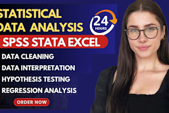 do urgent data analysis, interpretation spss analysis,r , jamovi, excel tasks