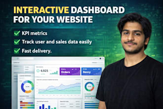 build a custom analytics dashboard with charts and data visualization
