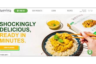 design meal prep website food delivery catering website meal prep bakery website