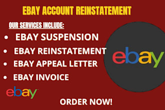 resolve ebay suspension, do ebay reinstatement, appeal suspension
