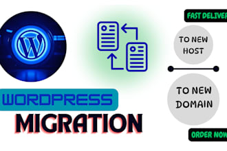 migrate wordpress website to another host