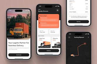 develop logistics app, delivery app, fleet management app, courier delivery app