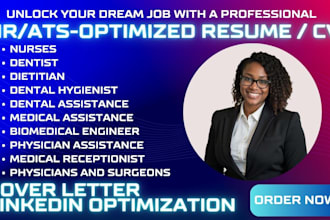 write healthcare resume, medical assistance, physician, nurses, dentist, rn cv