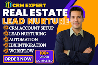 real estate boomtown crm gohighlevel automation pipedrive hubspot lead nurture