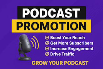 do promote your podcast to help increase real audience