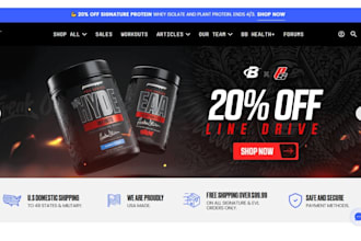 design health and fitness supplement store nutraceutical supplement website
