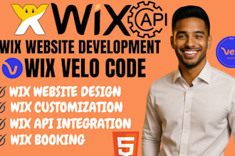 wix website development wix velo code wix automation wix database cms wix form