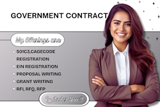 government contract cage code samgov bid proposal ein