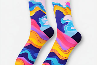 design crew socks, knighted socks for you