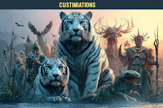create fantasy art, creatures and characters