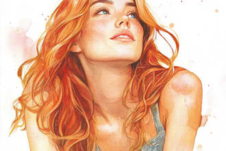 draw digital or watercolor book illustrations