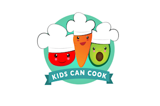design healthy cooking children logo