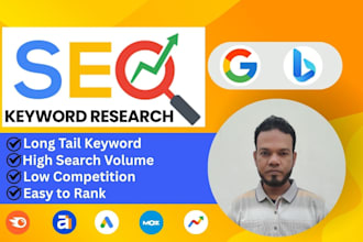 provide profitable SEO keyword research and competitor analysis for any website
