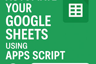 automate google sheets with scripting