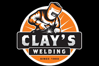 do modern super fabrication, welding logo design