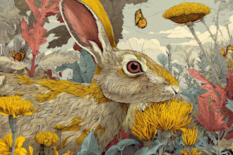 draw high quality animal, insect, and botanical art