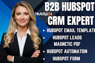 design high converting hubspot landing page banners cta graphics ai automation